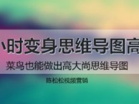 3小时变身思维导图高手
