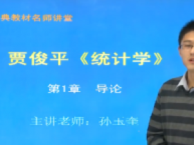 贾俊平统计学:基础理论网授精讲班视频教程(第5版)