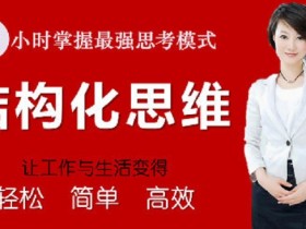 结构化思维:高效能人士的思考习惯