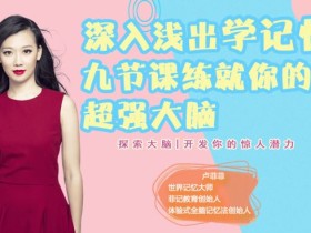 世界记忆大师:深入浅出学记忆,九节课练就你的超强大脑