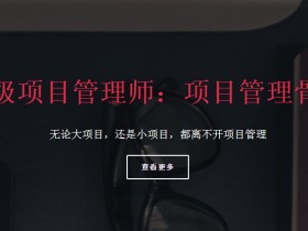 三级项目管理师