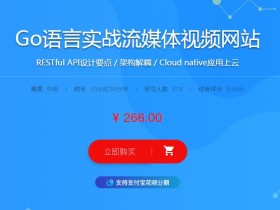 Go语言实战流媒体视频网站
