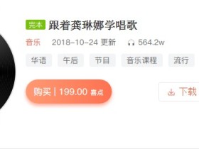 跟着龚琳娜学唱歌