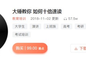 大锤教你如何十倍速读