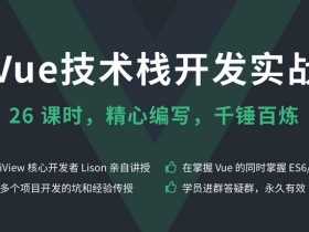 Vue技术栈开发实战