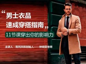 男士衣品速成穿搭指南