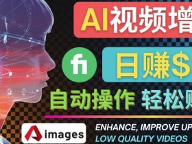 在Fiverr出售视频增强服务赚钱的方法:每单5美元,日赚50美元,一键操作