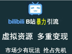 B站暴力引流售卖虚拟资源多重变现法,三剑客让被动收入变得更稳定
