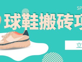 【搬砖必备】外面收费998的球鞋搬砖项目,月入轻松5000+的项目案例解析