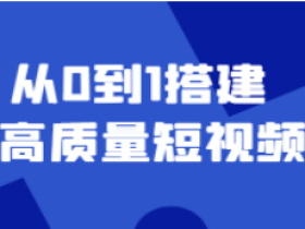 老板必学12节课 教你从0到1搭建企业高质量短视频团队 解决你的搭建难题