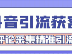 抖音引流获客脚本,评论采集精准引流【永久脚本+详细教程】