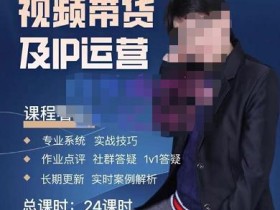 四季青抖音短视频带货1v1陪跑课,从定位到起号再到变现,打造一个高商业价值的账号