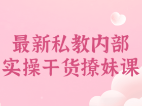 最新内部干货撩妹课
