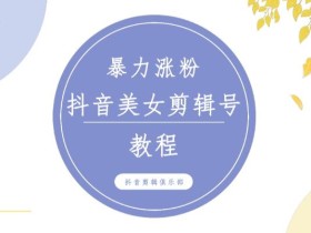 抖音快手暴力涨粉美女混剪视频教程,百分百过原创图片教程!附带违规申诉方法