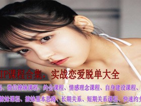 2023年恋爱VIP课程合集,实战恋爱脱单大全