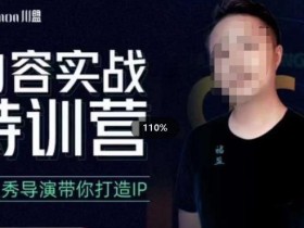褚盟·内容实战特训营,真人秀导演带你打造探店IP