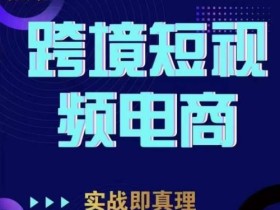 钧哥TikTok短视频底层实操,言创海外跨境短视频,实战即真理