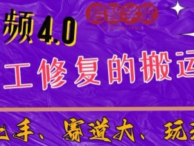 中视频4.0赛道:新手福音,入门简单,上手快【揭秘】
