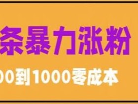 微头条暴力涨粉技巧搬运文案就能涨几万粉丝,简单0成本,日赚600【揭秘】