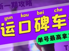搬运口碑车评,单号最高拿165元现金红包+新一期攻略多号多撸【详细教程+洗稿插件】