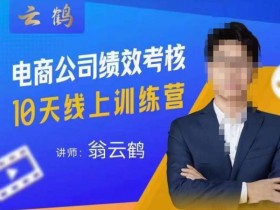 云鹤·电商公司10个岗位绩效考核的底层知识体系和落地方案