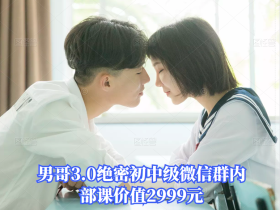 男哥3.0绝密初中级微信群内部课价值2999元