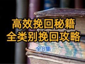 旭旭(靓男)《全类别挽回攻略》视频教程