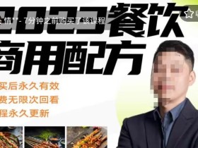 外面收费39080的比尔盖南餐饮创业指南,176种配方美食,2023餐饮商用配方