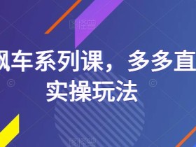 海神飙车系列课,多多直通车实操玩法