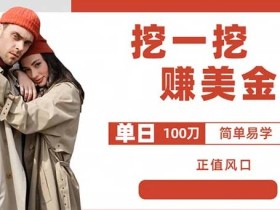 边收费5888的挖一挖项目,单日单窗口可挖出100米,全自动,可多开【揭秘】