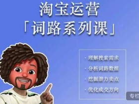 照顾酱·词路篇,手把手带你理解关键词背后的需求,想要做好淘宝,就必须理解词路