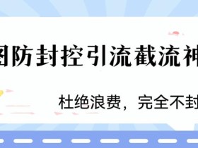 火爆双图防封控引流截流神器,最近非常好用的短视频截流方法【揭秘】