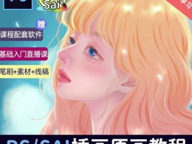 价值1288的原画插画教程零基础CG漫画SAI线稿笔刷手绘画数位板绘视频课程