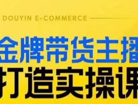 金牌带货主播打造实操课,直播间小公主丹丹老师告诉你,百万主播不可追,高效复制是王道!