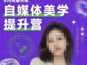 自媒体美学提升营,手把手带你提升品牌审美,做一个有调性的博主