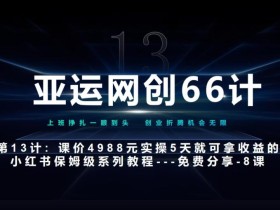亚运网创66计第13计:小红书实战系列,只需5天即可完全上手-系列10节课第8课–秘笈3式建立专属爆款选题库–高杠杆+嚼碎喂嘴里