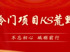 外面卖890元的快手直播荒野求生玩法,比较冷门好做(教程详细+带素材)