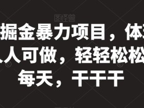 京东掘金暴力项目,体现秒到,人人可做,轻轻松松3-5张每天,干干干【揭秘】