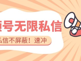 全球首发-视频号无限私信术-直接触达不屏蔽【揭秘】