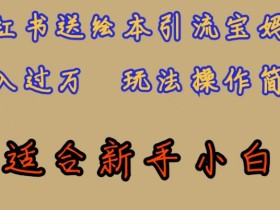全网首发,小红书绘本引流宝妈粉,月入过万,玩法操作简单,适合新手小白【揭秘】