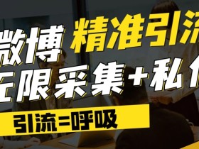 微博最新引流技术,软件提供博文评论采集+私信实现精准引流【揭秘】