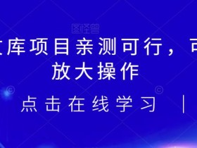 2023小淘AI文库项目,亲测可行,可以批量放大操作