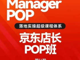 搜索书生POP店长私家班培训录播课56期7月课,京东搜推与爆款打造技巧,站内外广告高ROI投放打法