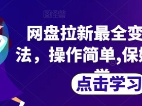 网盘拉新最全变现方法,操作简单,保姆级教学【揭秘】