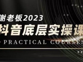 蟹老板·2023抖音底层实操课,打造短视频的底层认知