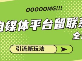 各大自媒体平台如何留联系方式,引流涨粉68招