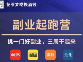 花爷副业起跑营·第4期,挑一门好副业,三周干起来