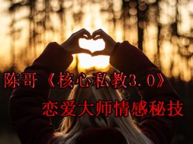 陈哥《核心私教3.0》恋爱大师情感秘技