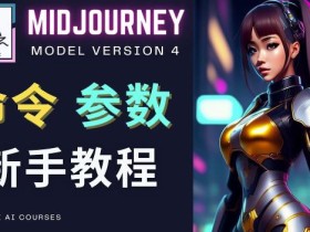Midjourney新手入门教程,轻松创作顶级图像,命令参数-新手教程