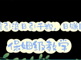 微信互推圈半自动引流方案,矩阵操作日引千人思路【详细视频教程】